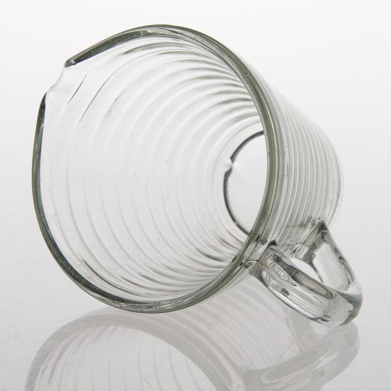 Pitcher, glasses, 8 pcs, plates 12 pcs and a bowl, 'Bölgeblick', Mid-20th Century .