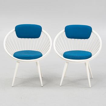 Fåtöljer, ett par, Gessef, italien, 1950/60-tal.