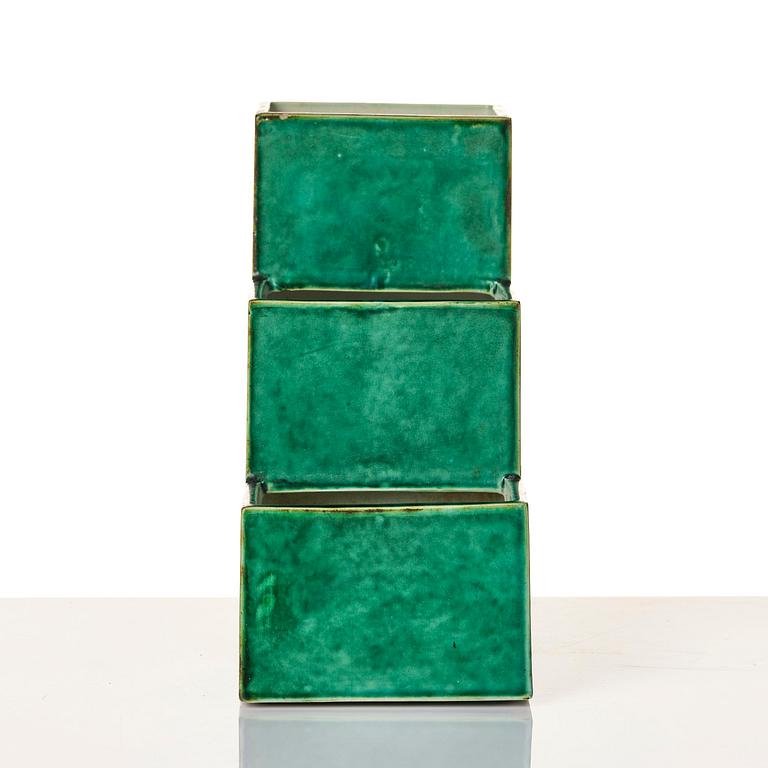 Wilhelm Kåge, kaktusställ, "Puzzle", modell 975/9, Gustavsberg, 1931.