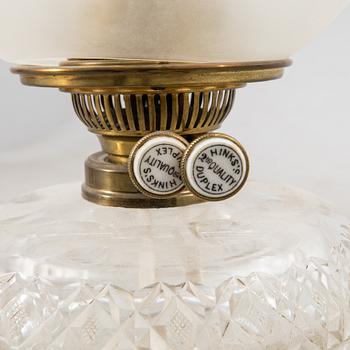 Table foot lamp Hink's England early 20th century.