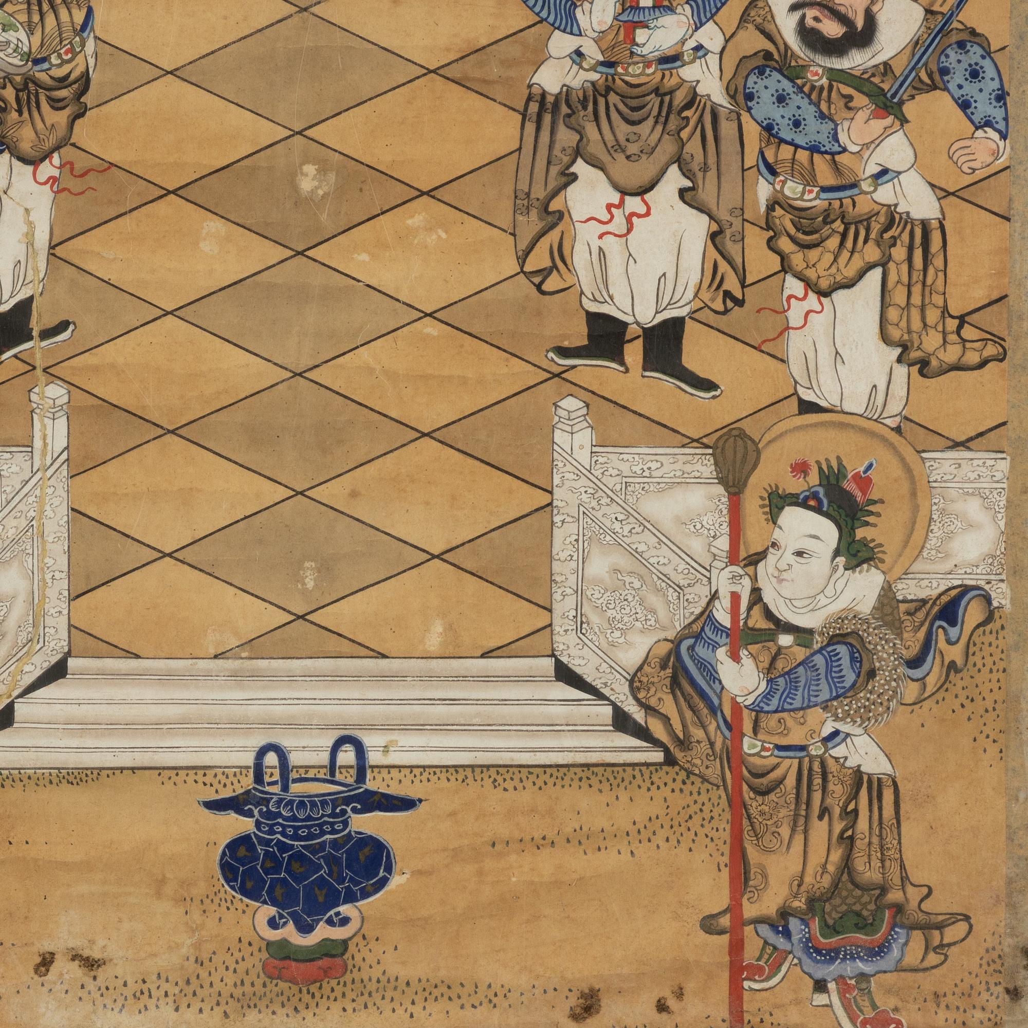 Unknown artist, water colour and ink on paper, China, 20th century.