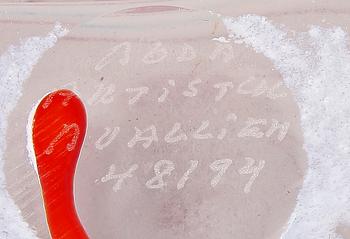 PARTI GLAS, 4 delar, Bertil Vallien Boda.