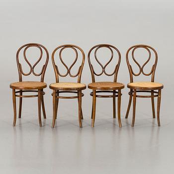 FOUR THONET CHAIRS.