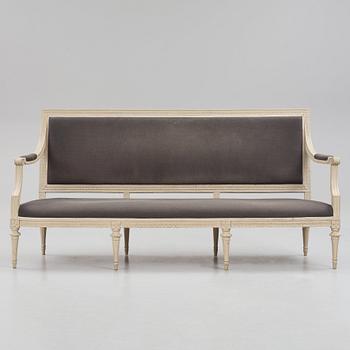 A Gustavian sofa.