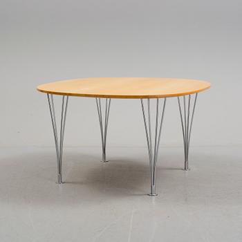 BRUNO MATHSSON & PIET HEIN, a 'Supercirkel' table, Mathsson International.