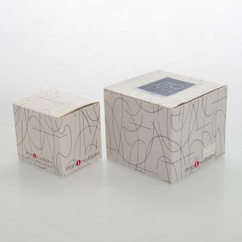 Oiva Toikka, lasilintu, "Tulitintti", signeerattu O. Toikka Nuutajärvi.