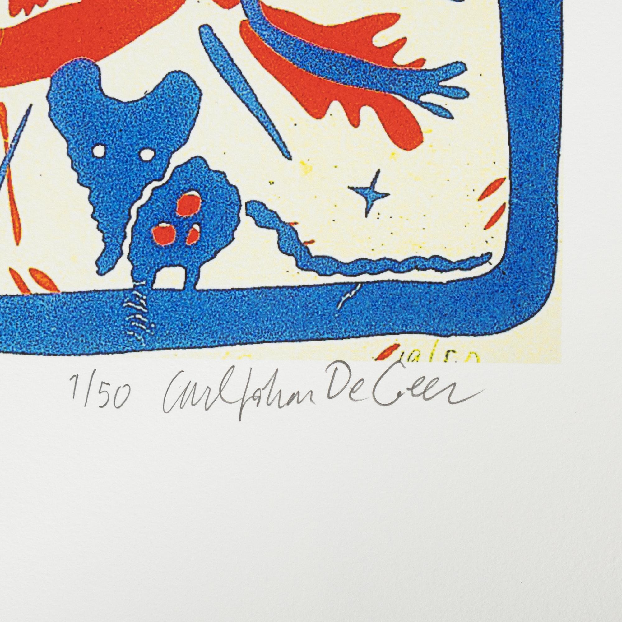 Carl Johan De Geer, pigmentprint, signerad 1/50.