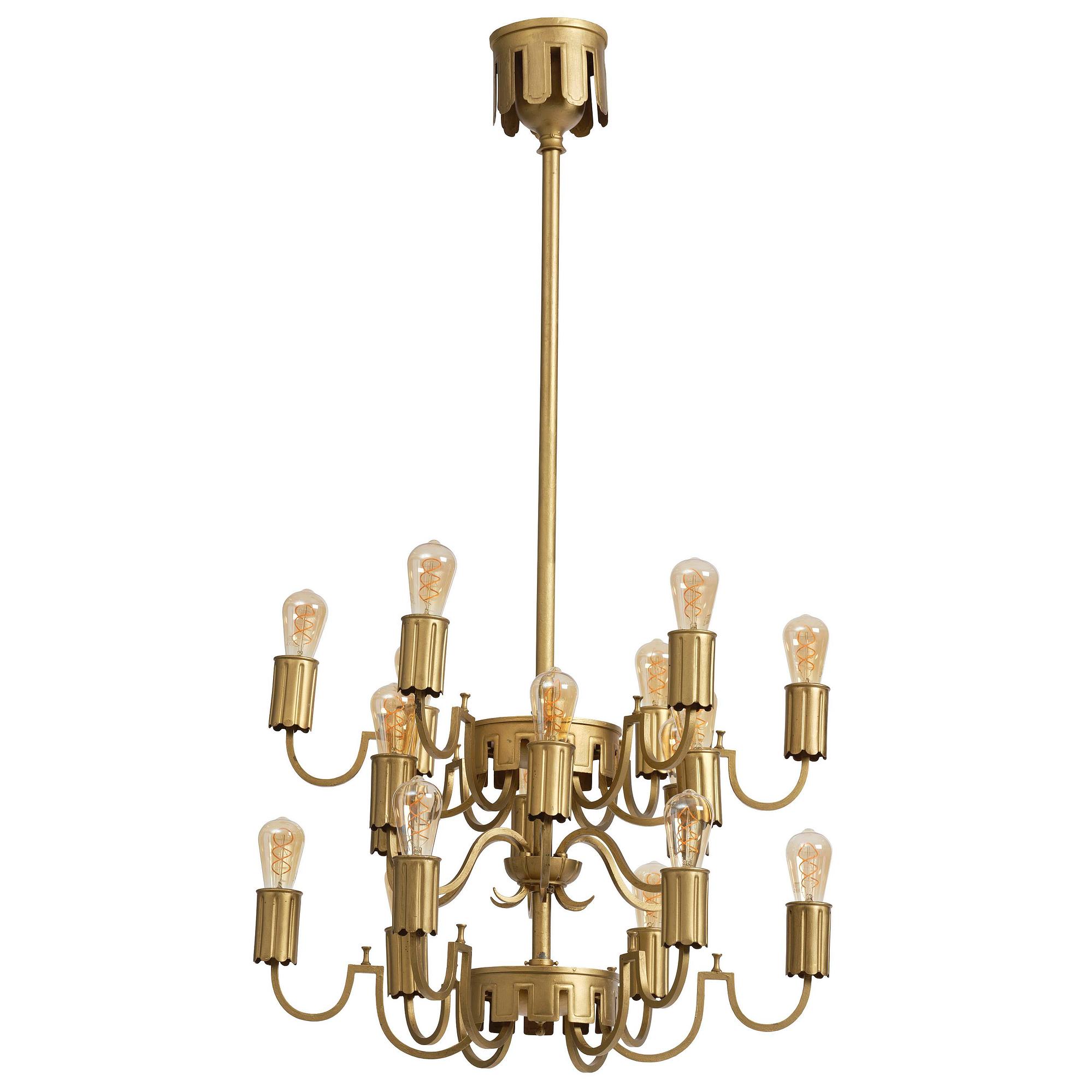 Swedish Grace, an imposing chandelier, 1920s-30s.
