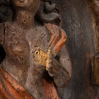 Väggrelief, 1700-tal.