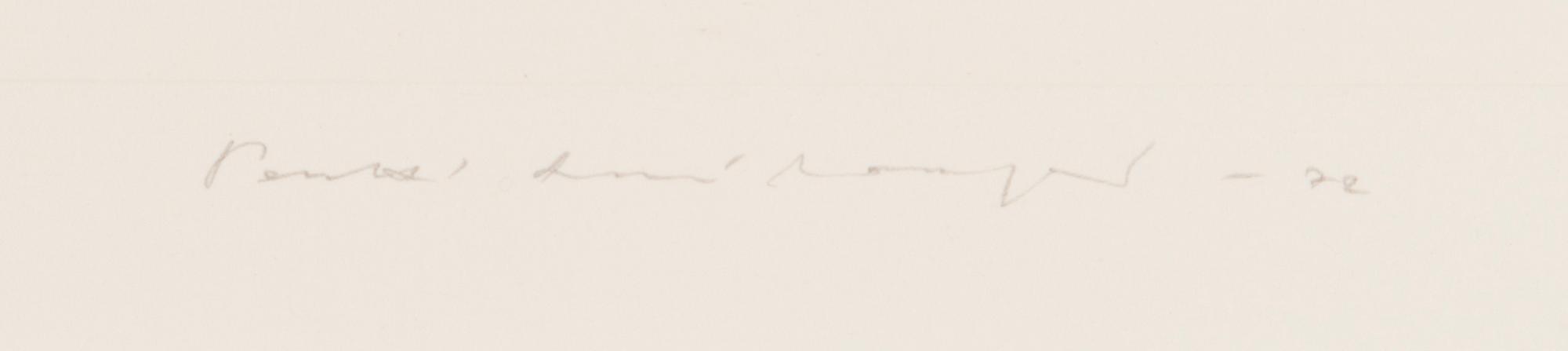 PENTTI LUMIKANGAS, akvatinta ja kuivaneula, signeerattu ja päivätty -72, numeroitu 24/30.