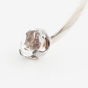 Alton, a necklace, sterling silver with a white stone, Falköping 1976.