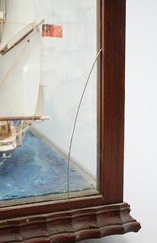 A ship model from around the year of 1900.