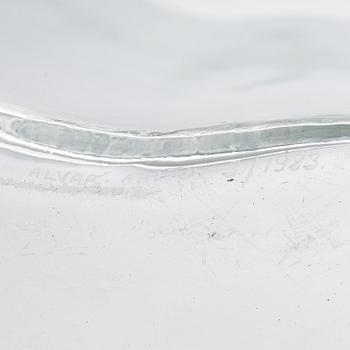 Alvar Aalto, a '3031' vase signed Alvar Aalto 3/1983.