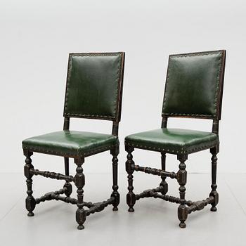 STOLAR, 1 par, barock, 1700-tal.
