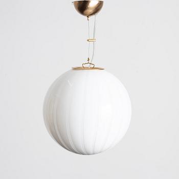 Taklampa, troligen Murano, Italien.