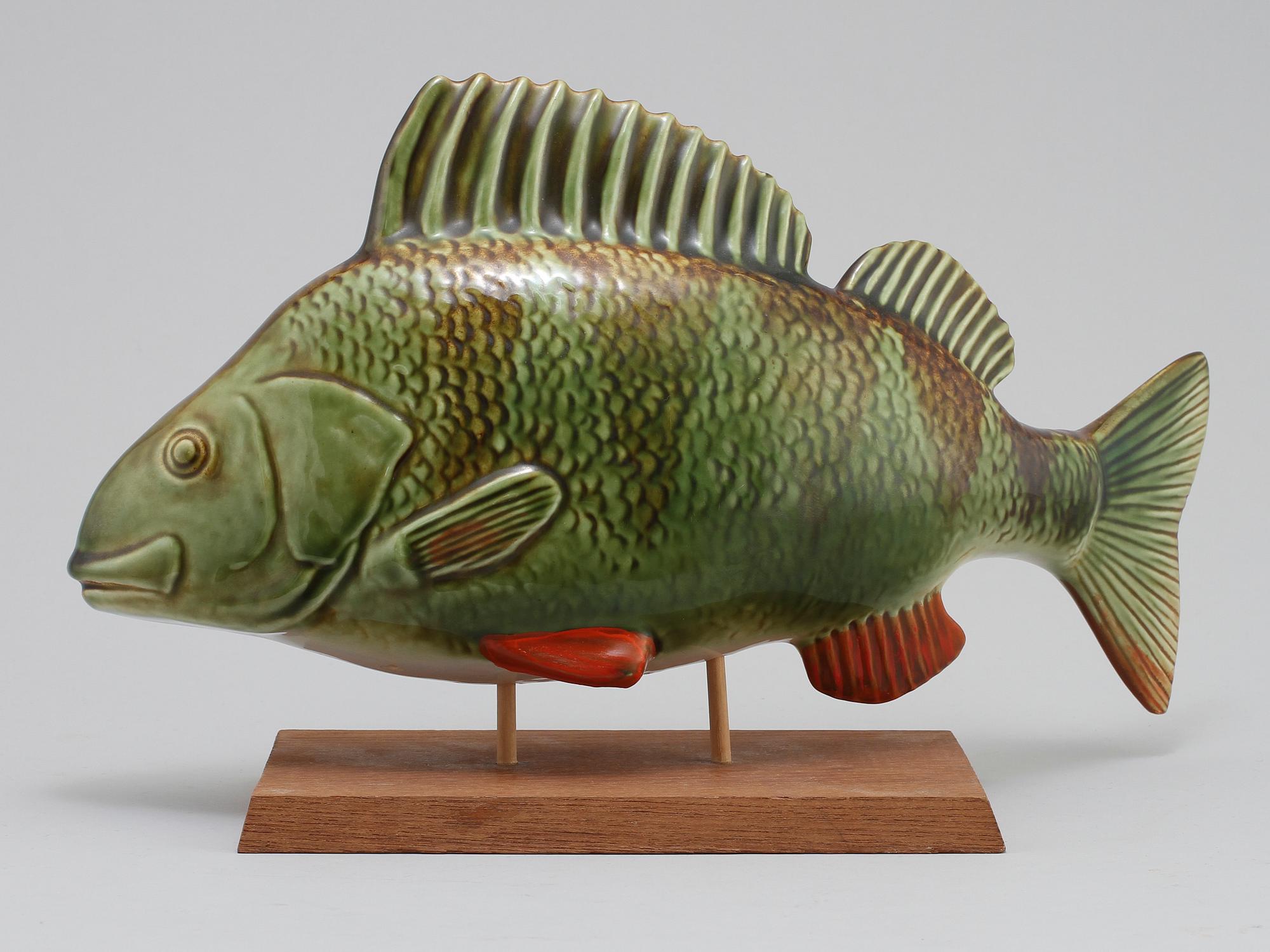 FIGURIN, stengods, Swen Wejsfeldt, Gustavsberg, 1900-tal.