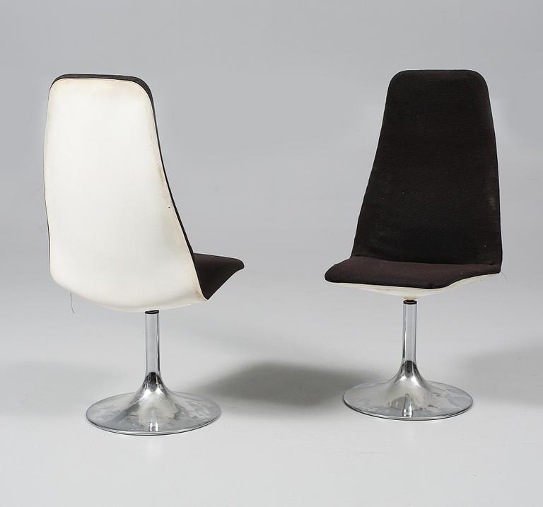 STOLAR, 5 st, "Viggen" Johanson Design AB, Markaryd, 1980-tal.