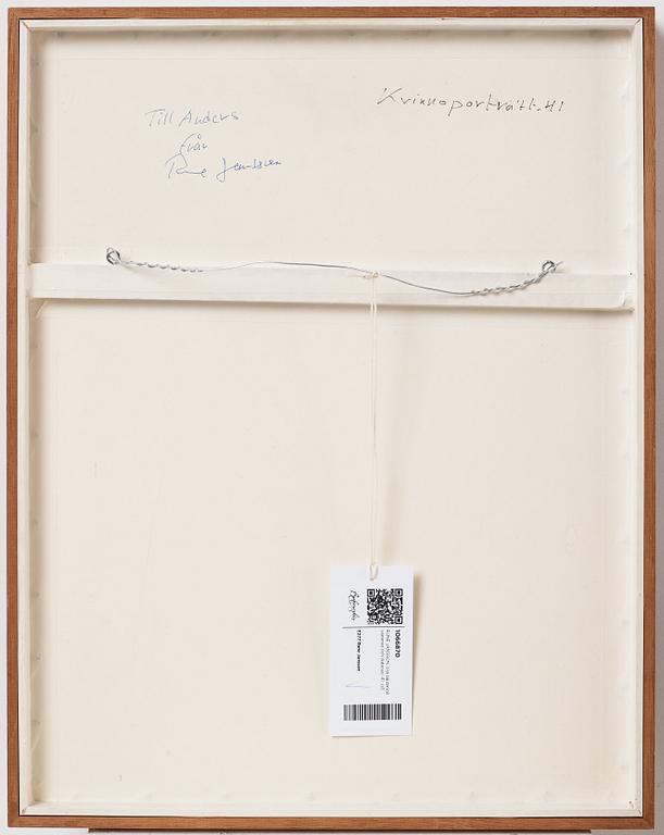 RUNE JANSSON, oil on panel signed and dated -41.