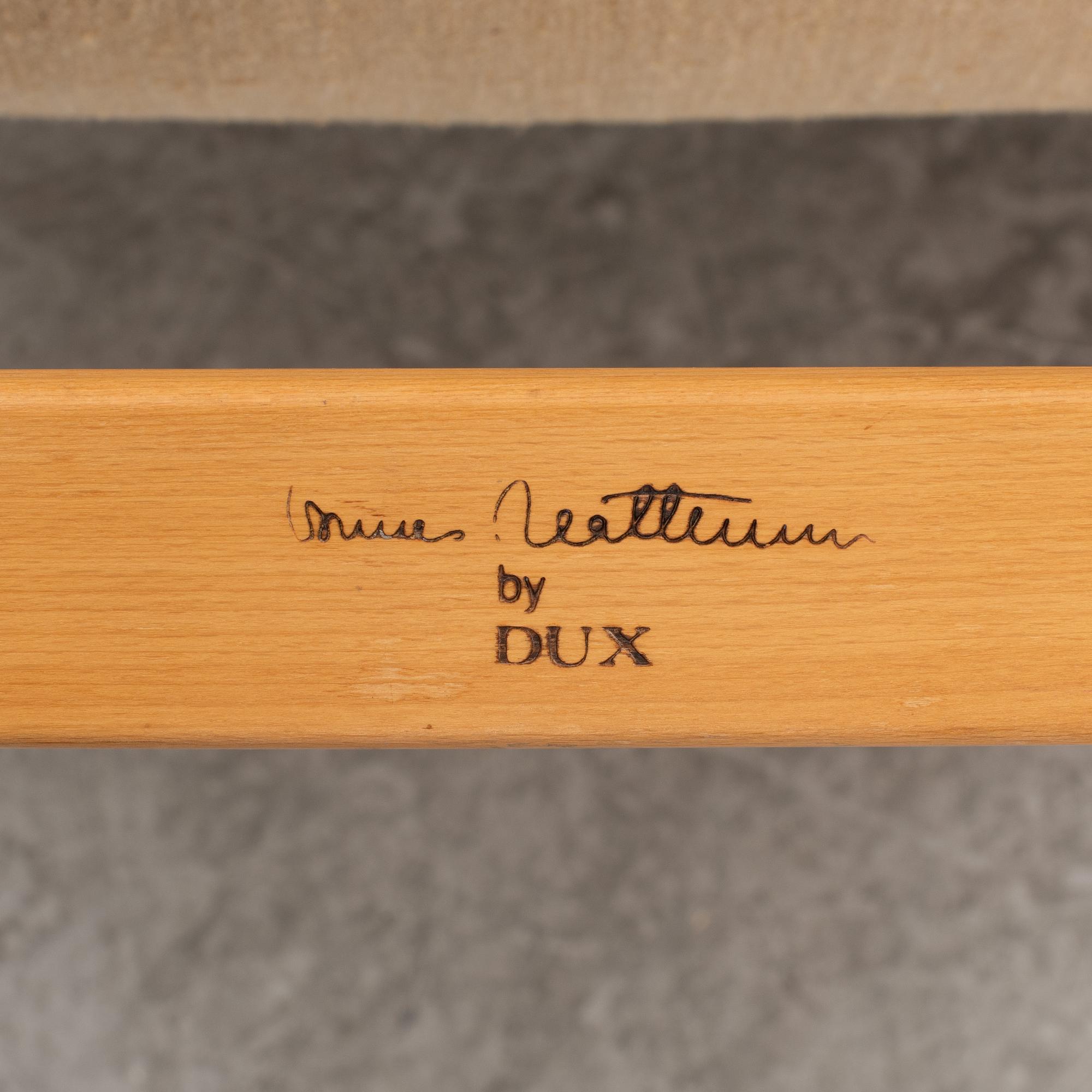 Bruno Mathsson, a pair of "Ingrid" armchairs, Dux, Sweden, second half of the 20th century.