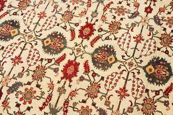 An Agra carpet, North India, c. 508 x 409 cm.