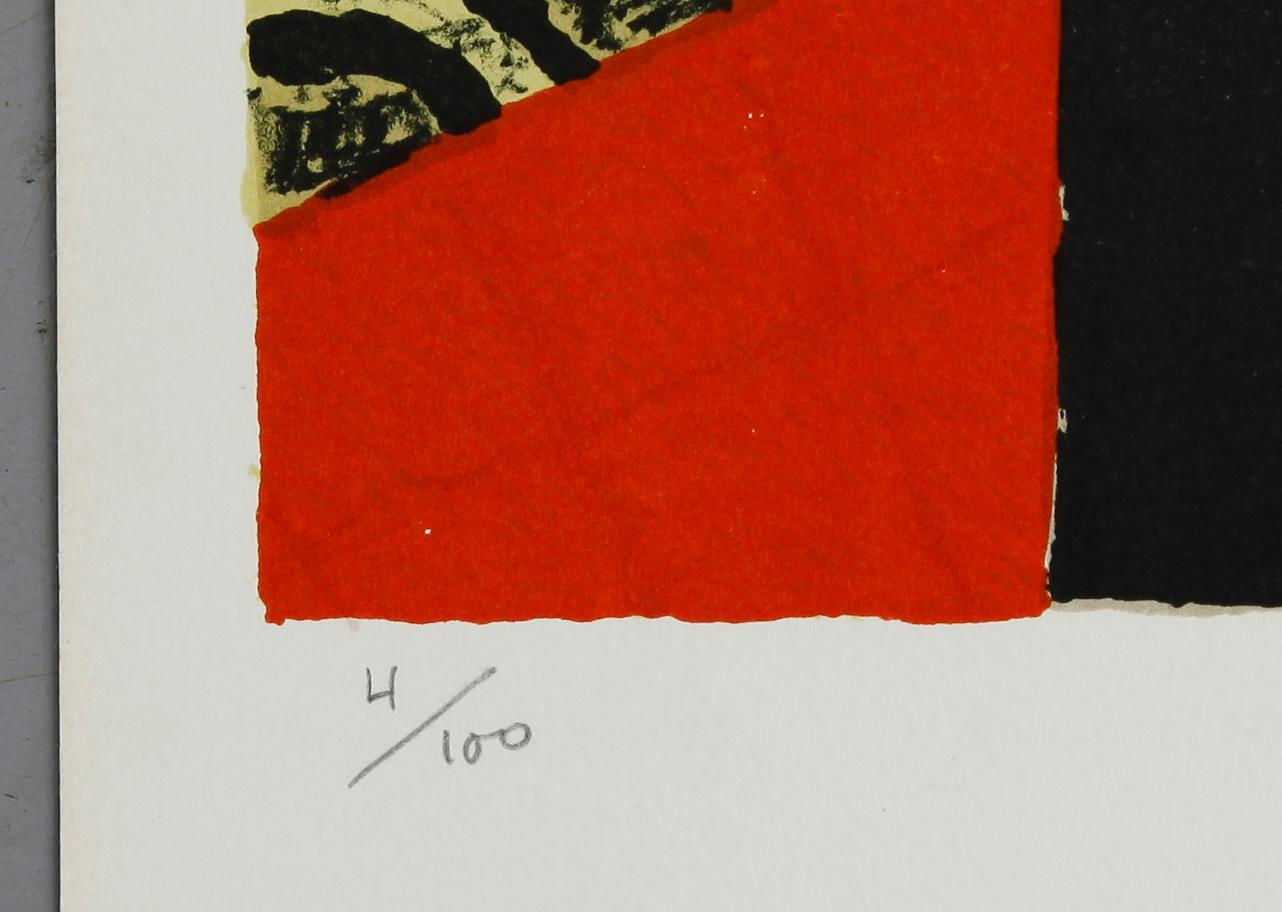 MAX PAPART, färglitografi, signerad, numrerad 4/100.