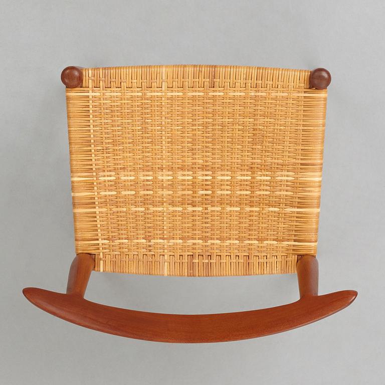 HANS J WEGNER, a teak  "W2", chair for CM Madsen, Denmark 1950's.