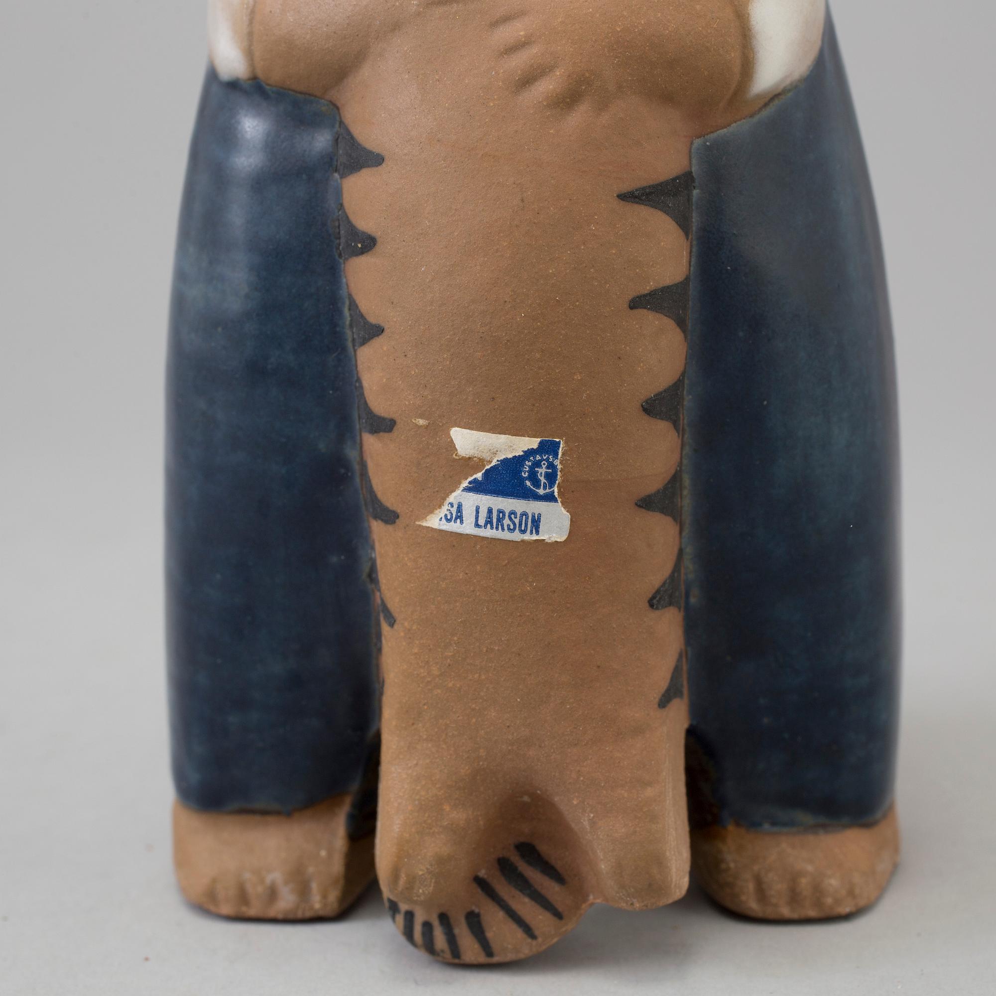 LISA LARSON, a stoneware figurine, 