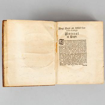 Första upplagan av Sweriges Rikes Lag.