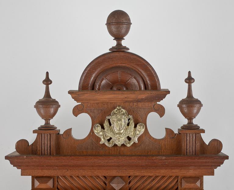 VÄGGPENDYL, nyrenässans, Junghans, Tyskland, 1800-talets slut.