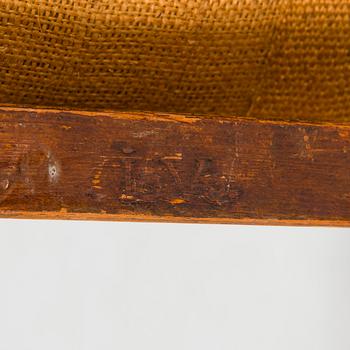 A pair of stools by Johan Adam Vogt, Tukholma (1834 till 1843).