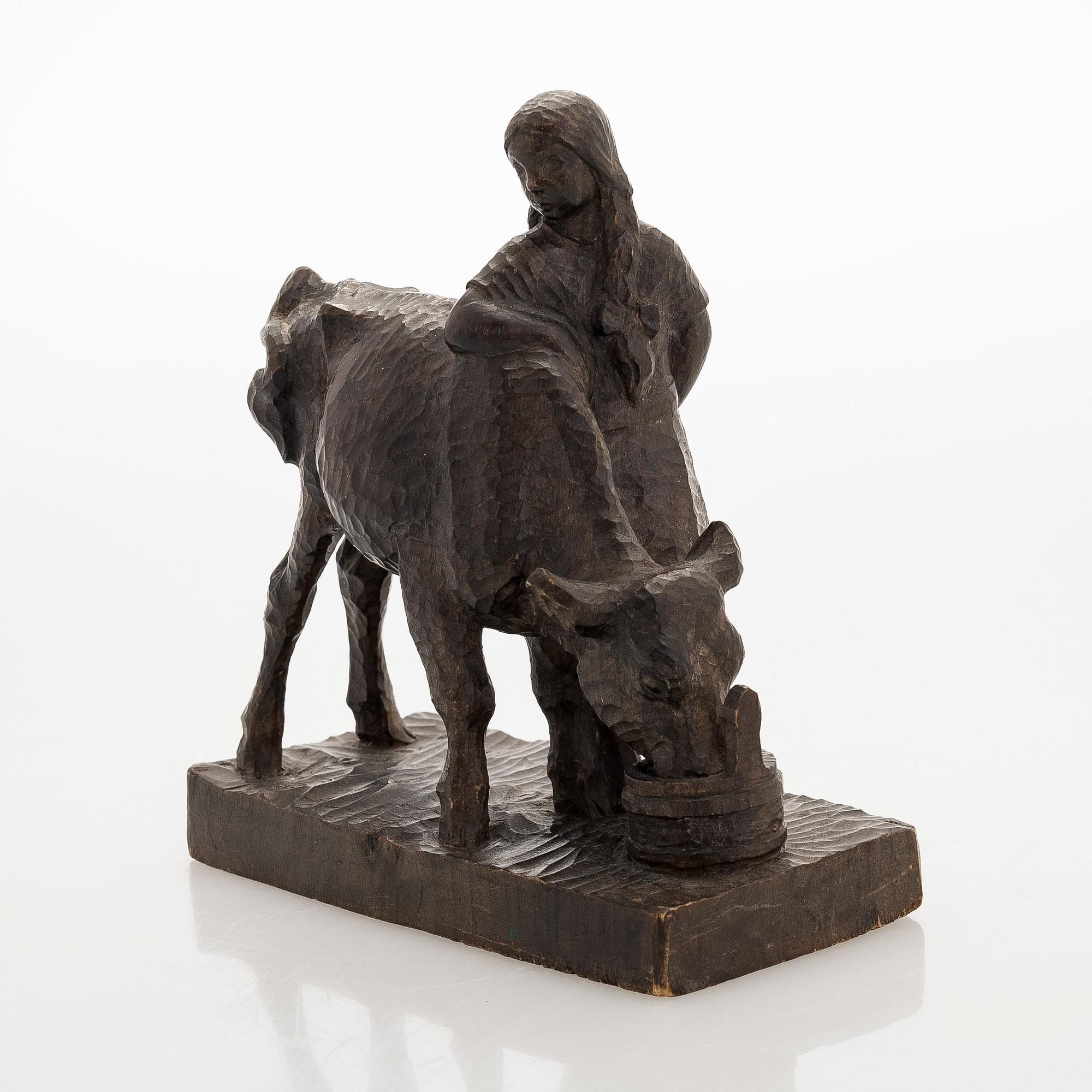 Elias Ilkka, Tyttö ja lehmä.