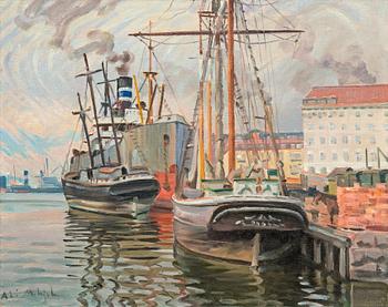 63. Ali Munsterhjelm, FROM THE HARBOUR OF HELSINKI.