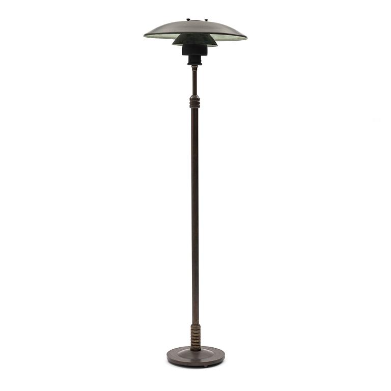 Poul Henningsen, a floor lamp, "PH-80", Louis Poulsen, Denmark, mid 20th century.