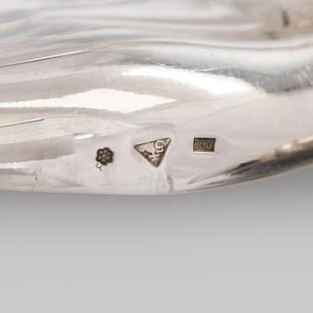 Two silver plates, Czechoslovakia 1921-1941.