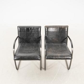 Armchairs 6 pcs, later part of the 20th century.