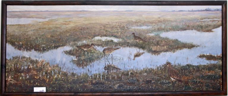 WILLIAM GISLANDER, olja på duk, sign.