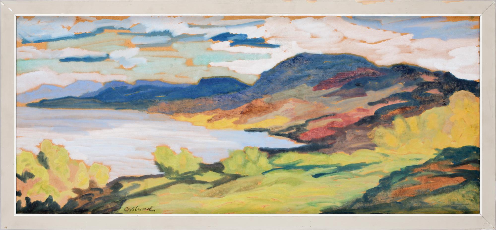 Helmer Osslund, Landscape from Norrland.