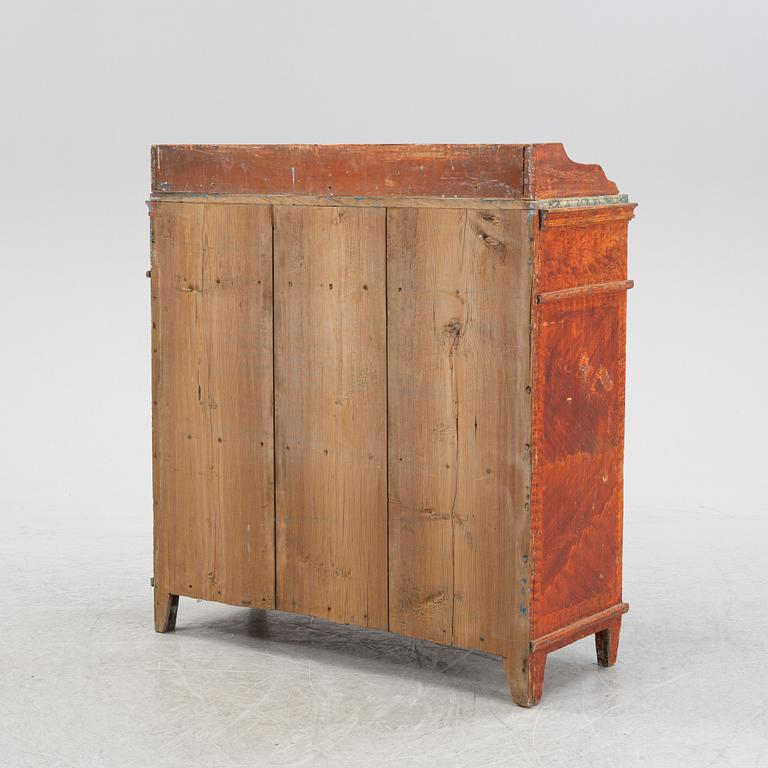 A painted pine sideboard, Jämtland, 19th Century.