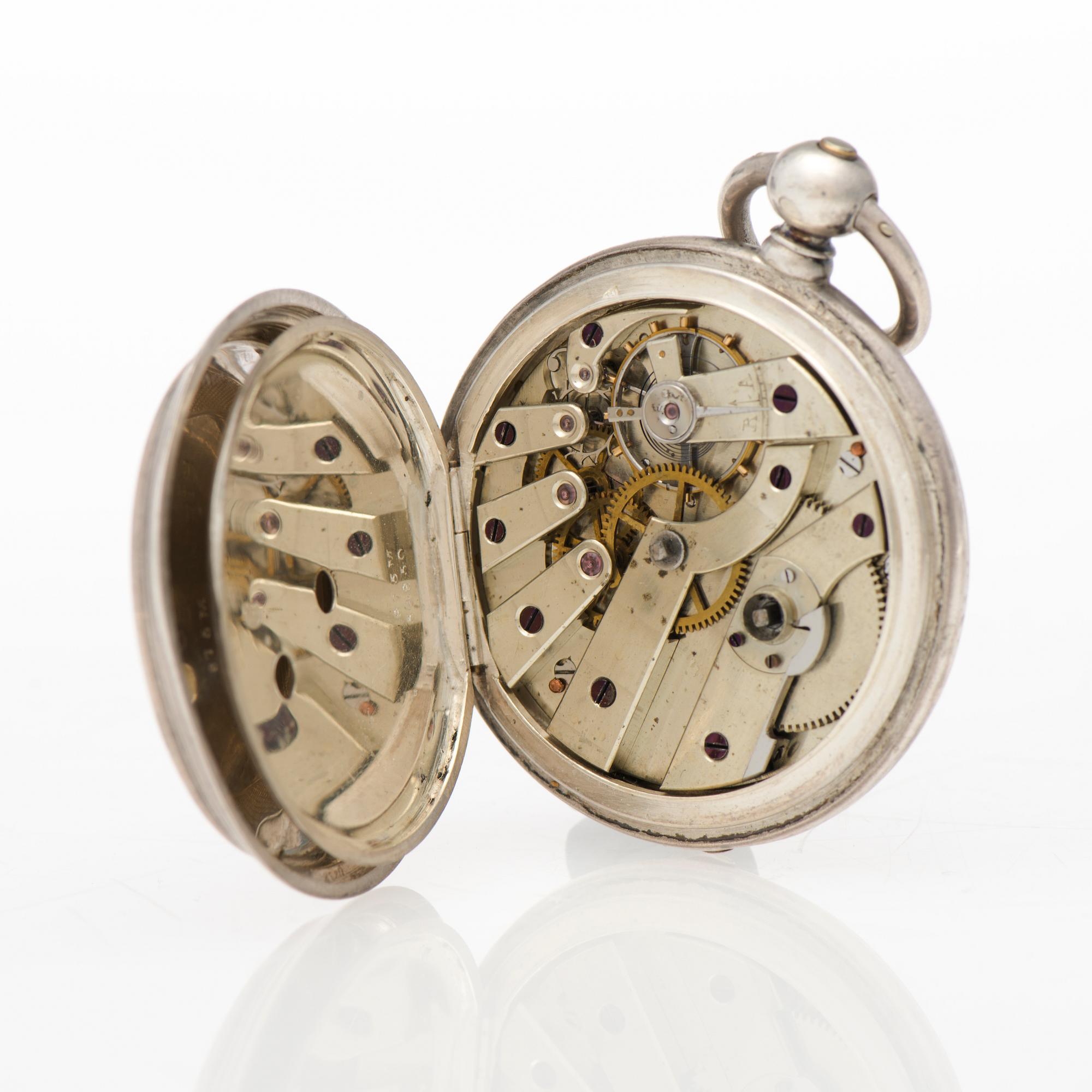 PERRET & FILS, taskuello, 48 mm.