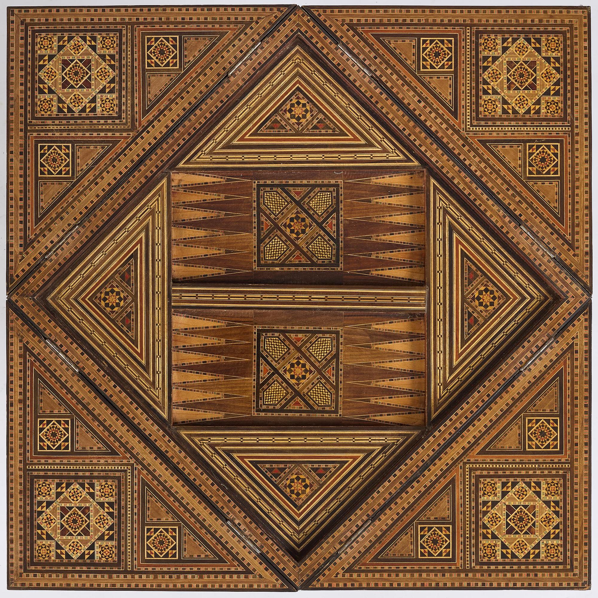Spelbord, Damaskus Syrien, omkring år 1900.