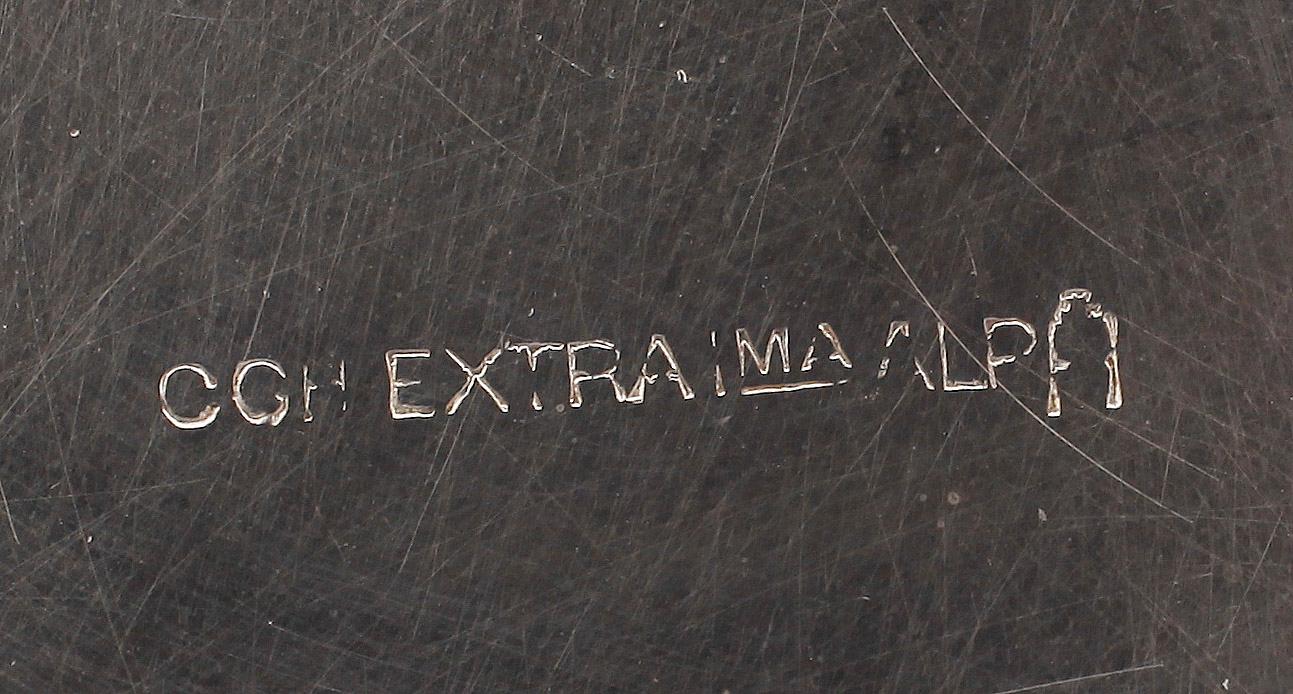 COCKTAILSET, 7 delar, nysilver, CG Hallberg, Stockholm, 1900-talets andra hälft.