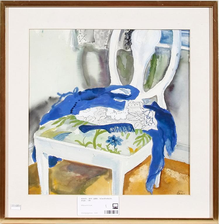 EVY LÅÅS, blandteknik. Sign.