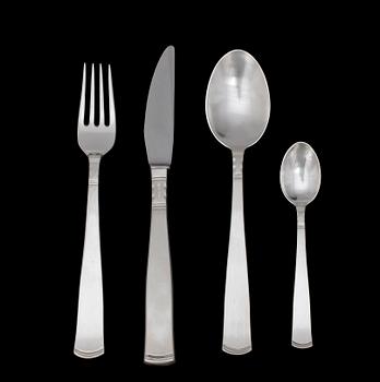 BESTICK, 17 delar, silver, Rosenholm, GAB, trol Enköping. 1970-tal.