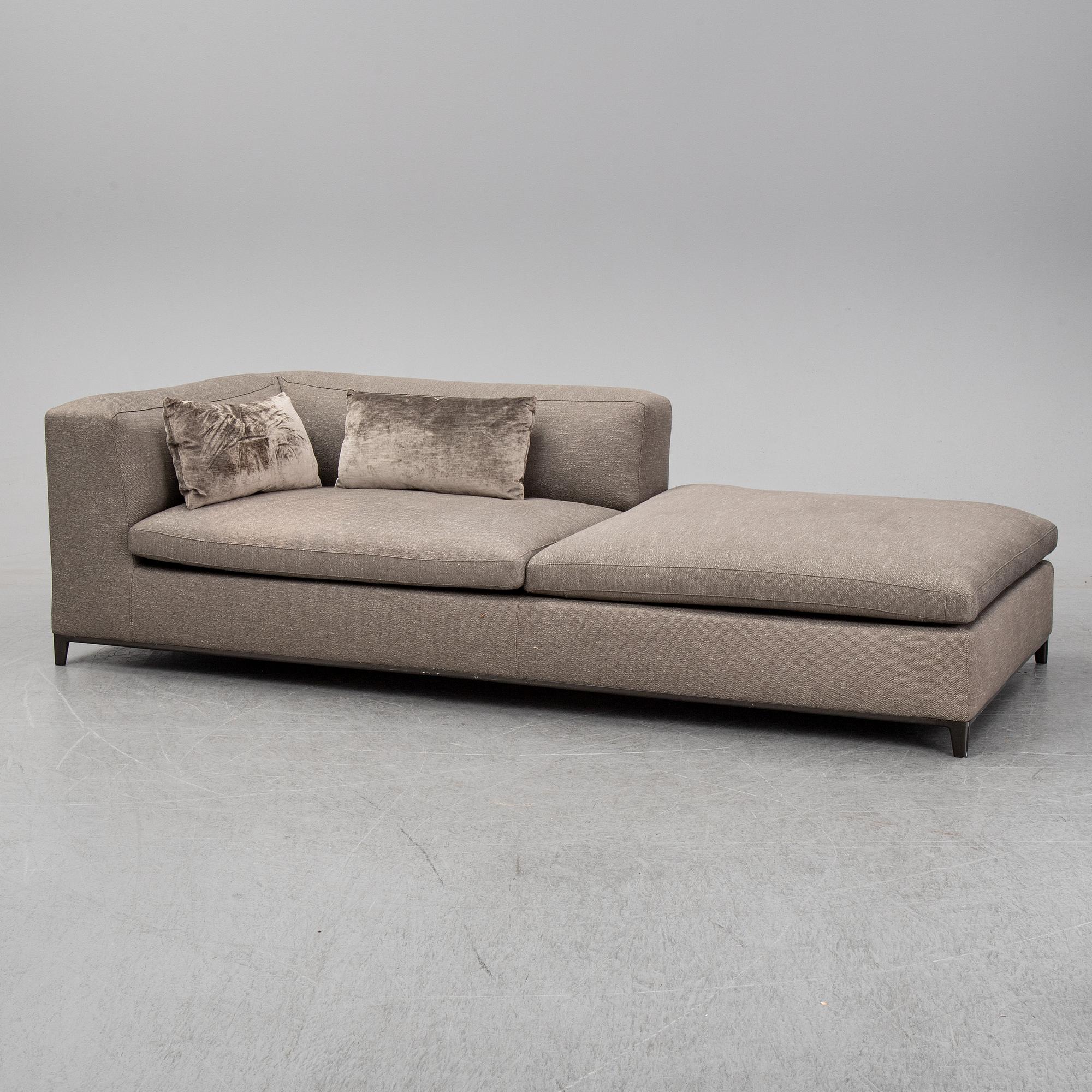 A Michel Club sofa by Antonio Citterio for B&B Italia, designed 2015.