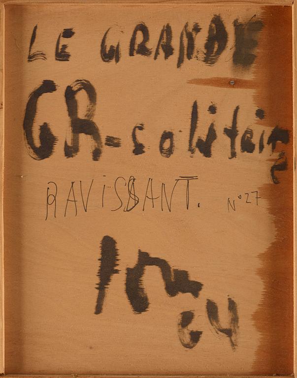 Asger Jorn, "Le grand GR-solitaire".