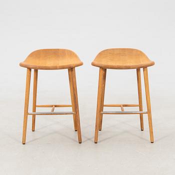 Jonas Lindvall, a pair of bar stools, "Miss Holly", Stolab 2021.