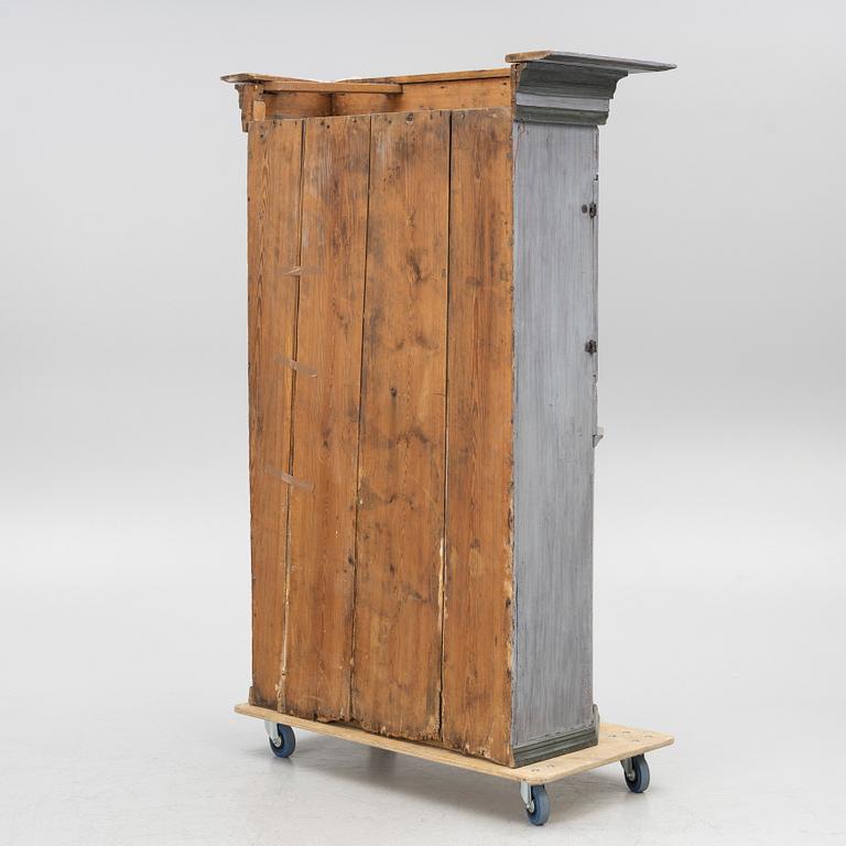 A painted cabinet, 18th century.