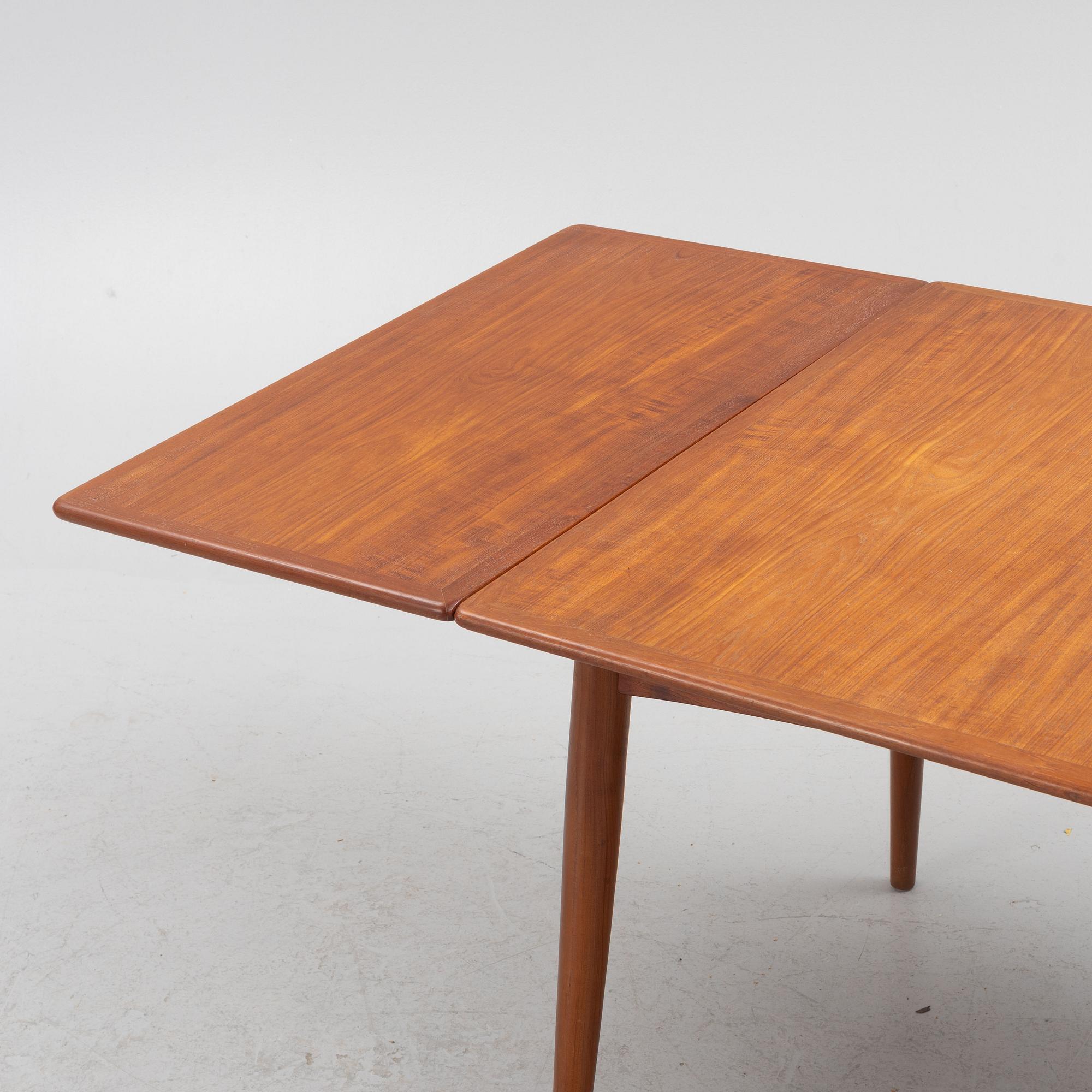 Hans J. Wegner, dining table, "AT-313", Andreas Tuck, Denmark, 1950s-60s.