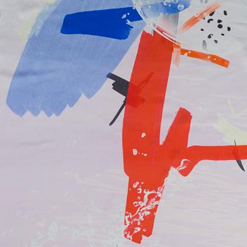 PETRA CORTRIGHT, executed 2014. Digital print on silk.