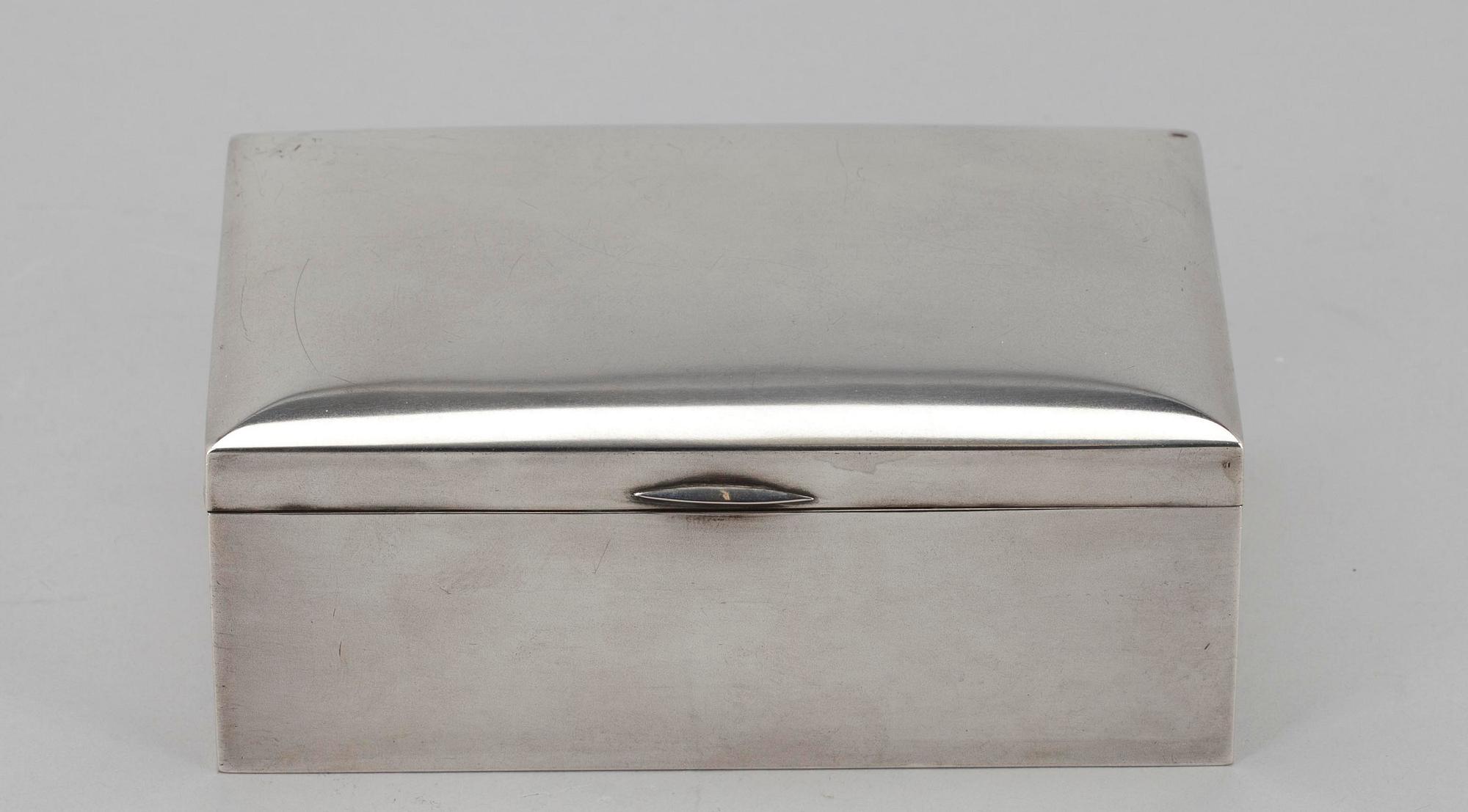 SKRIN, silver och trä, Helsingfors 1918. Vikt 327 g.